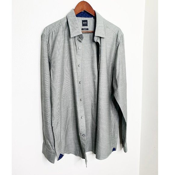 Hugo Boss Other - Hugo Boss - Light Gray Long Sleeve Shirt
